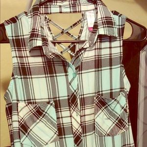 Cute Flannel Top